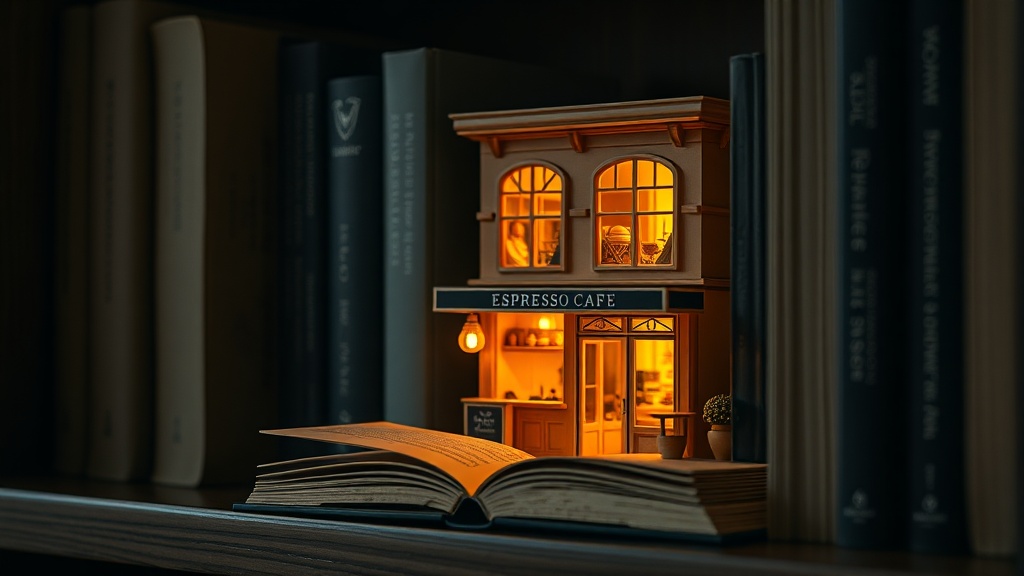 Coffee Shop & Café book nook kits