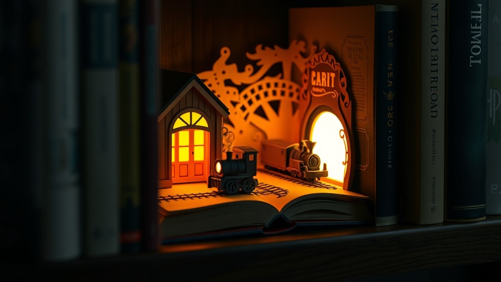 The Best Train & Railway Book Nook Kits