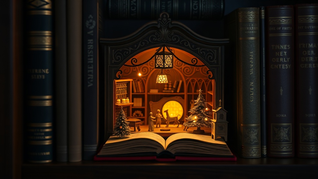 Book Nooks With a Music Box: Kits That Play & Glow