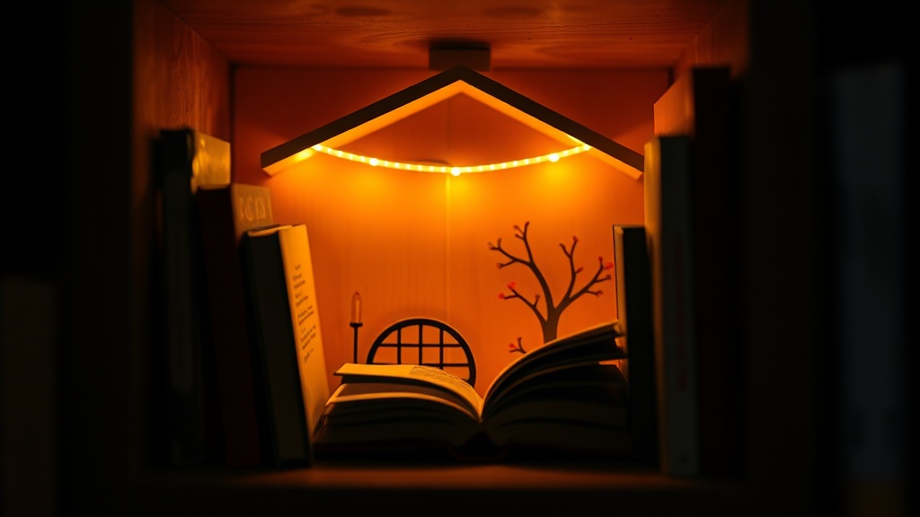 How to Light a Book Nook: LEDs, Power & Tips